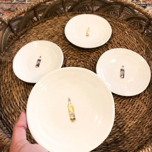 Williams Sonoma Other - Williams-Sonoma White Small Canope Liquor Dessert Plates